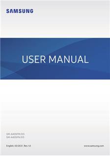 Samsung Galaxy A40 2021 manual. Tablet Instructions.